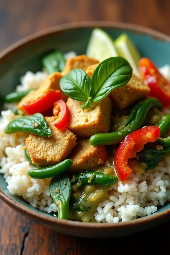 aromatic thai green curry