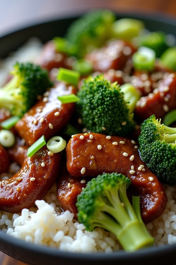beef and broccoli stir fry
