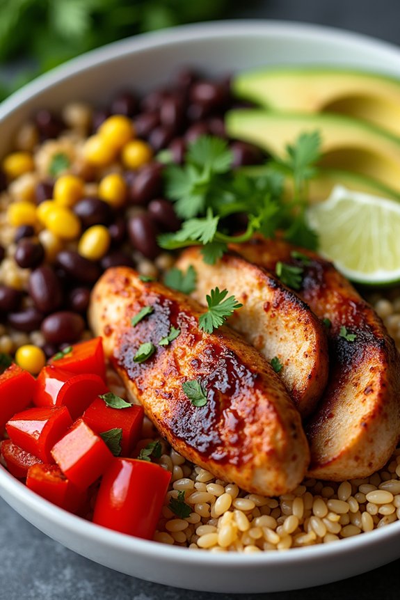 chipotle bbq chicken bowl