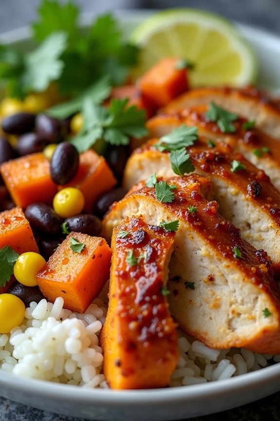 chipotle chicken rice bowl