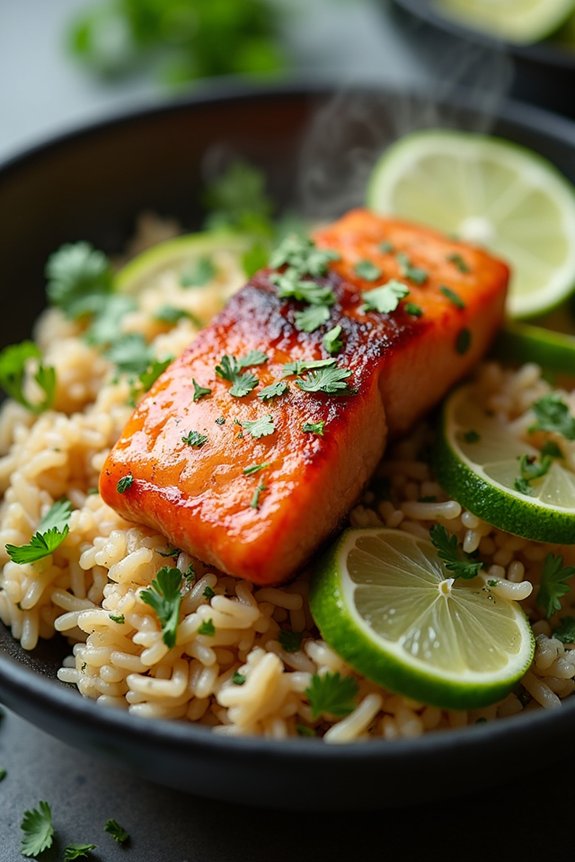 cilantro lime salmon delight