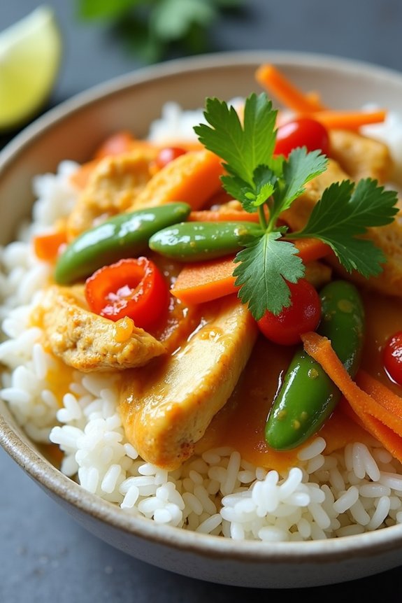 coconut curry chicken delight