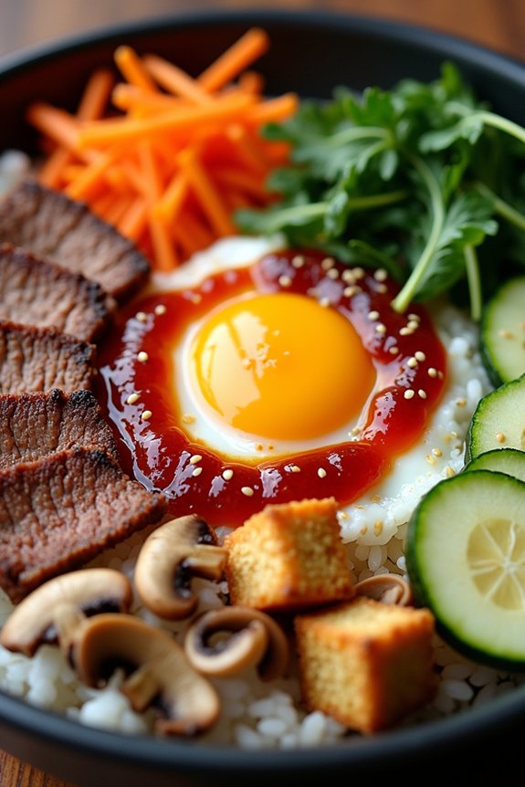 colorful customizable rice bowl