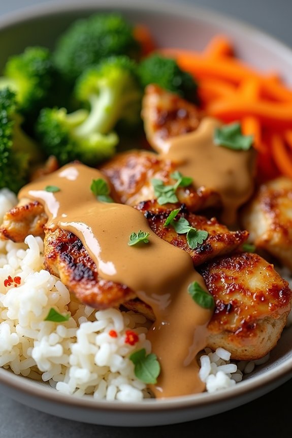 creamy peanut satay sauce