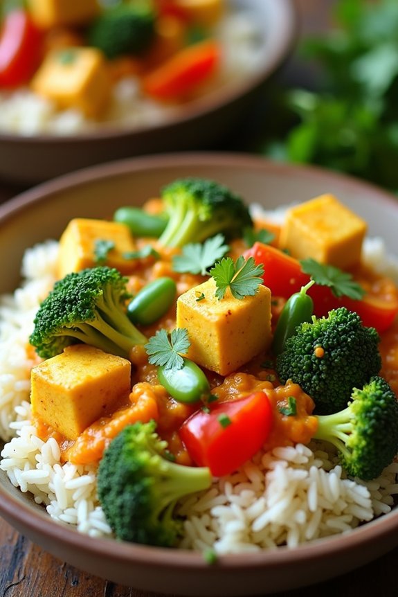 creamy vegan coconut curry