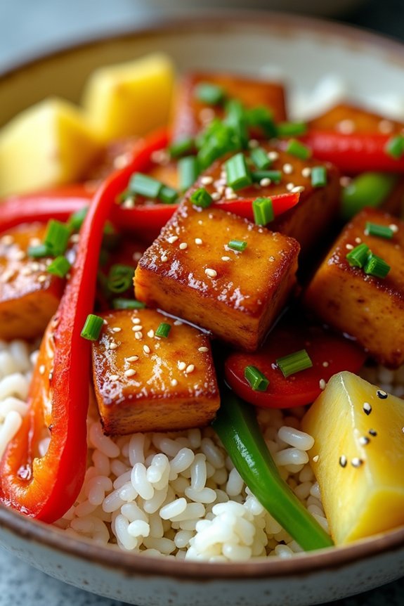crispy tofu sweet sauce