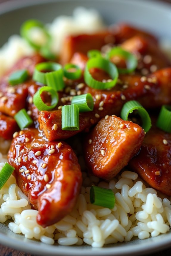 delicious teriyaki chicken bowl