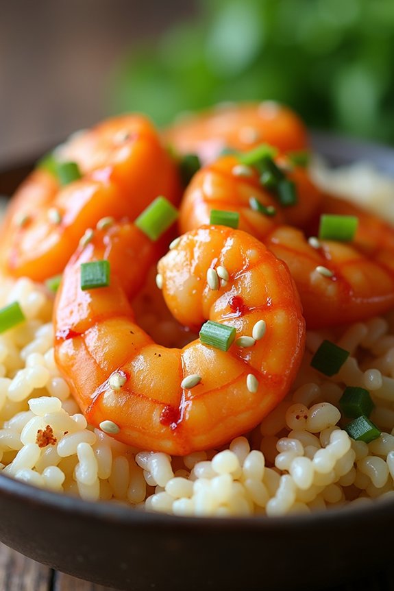 delightful honey ginger shrimp