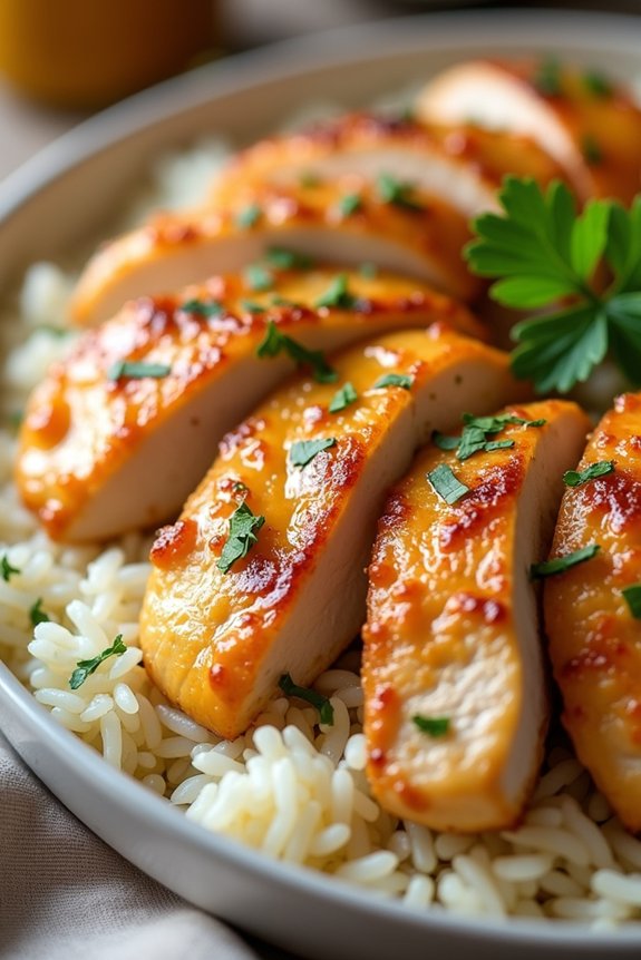 grilled chicken with honey mustard