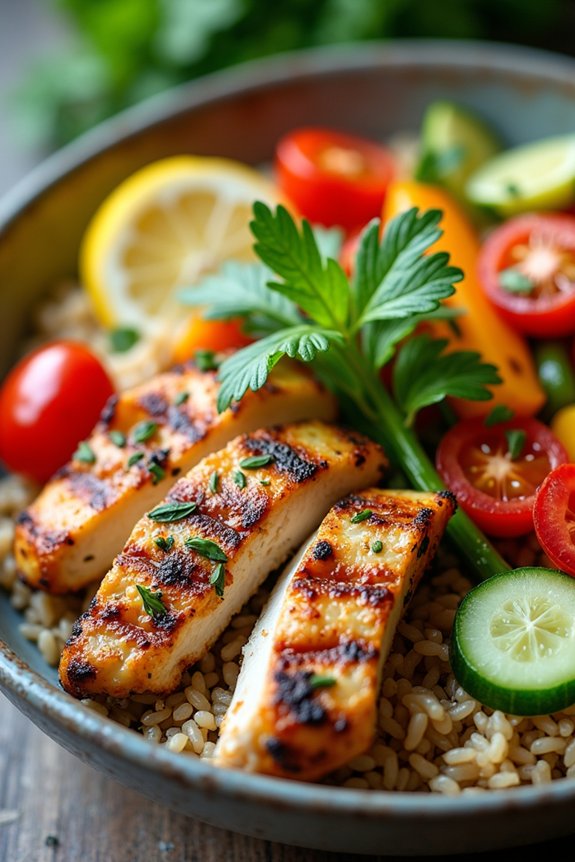 lemon herb grilled chicken