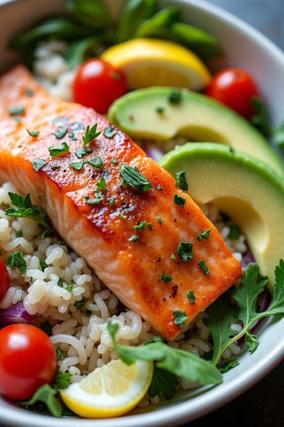 nutritious lemon herb salmon