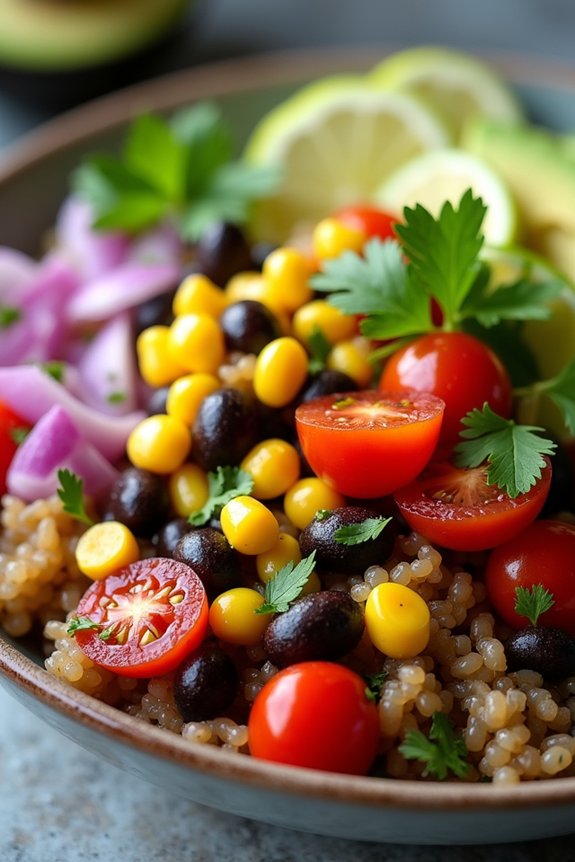 nutritious southwest rice bowl