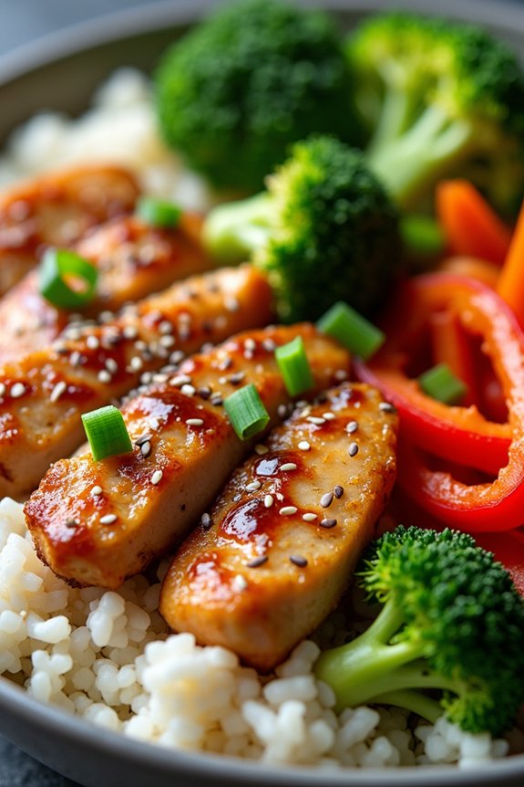 savory ginger soy chicken