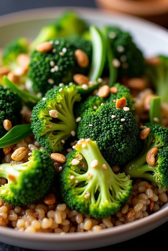 sesame ginger broccoli bowl