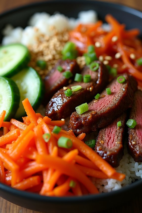 spicy korean beef bowl