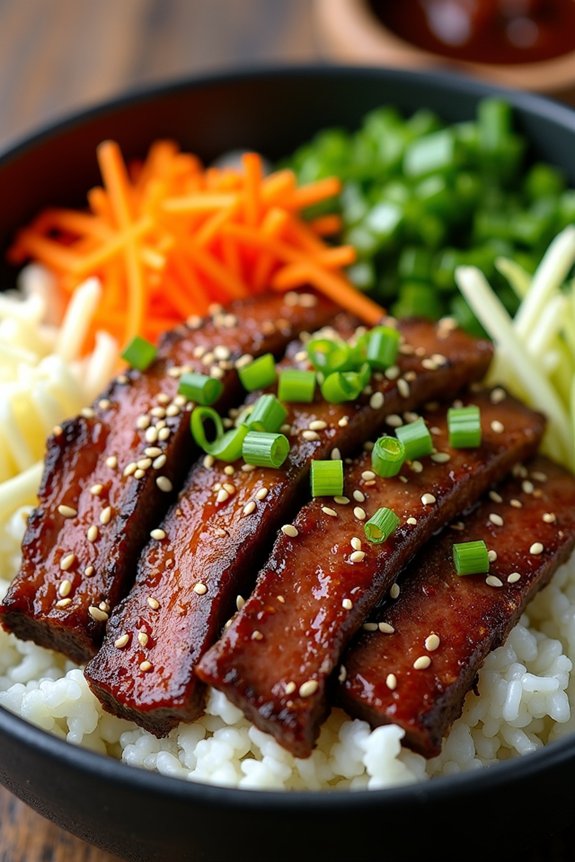spicy korean beef bowl