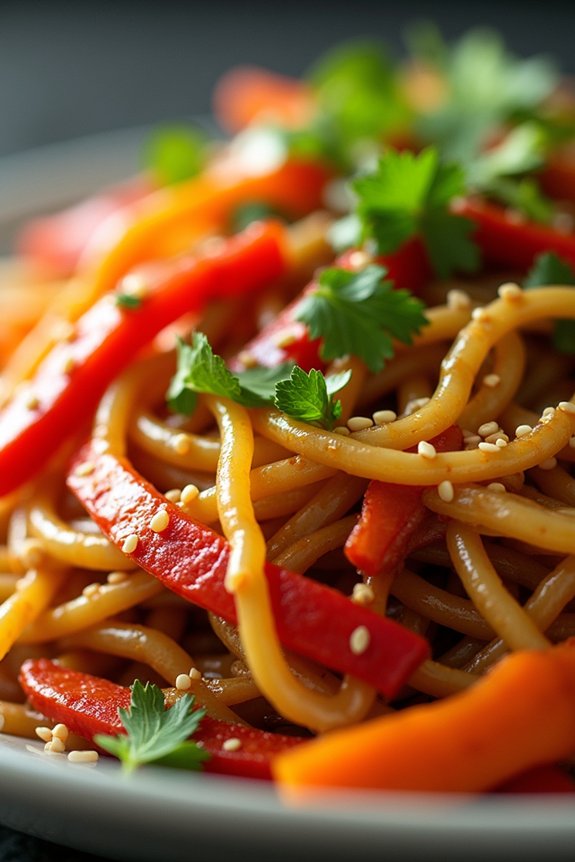 sweet spicy savory stir fry