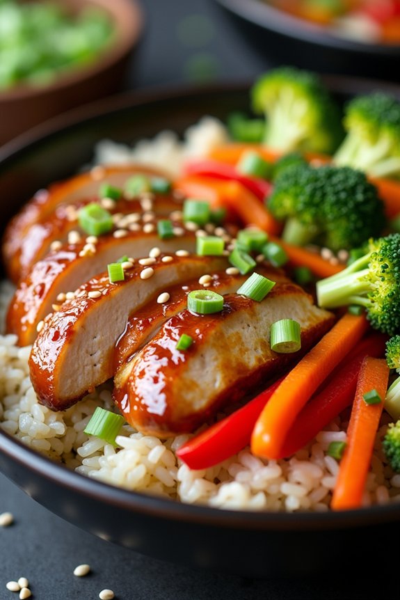 teriyaki chicken rice bowl