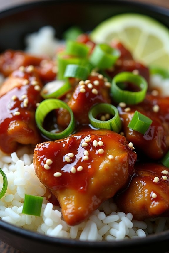 teriyaki chicken rice bowl