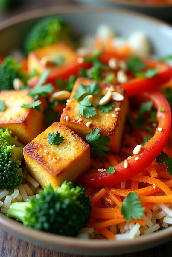 vibrant lemongrass rice bowl