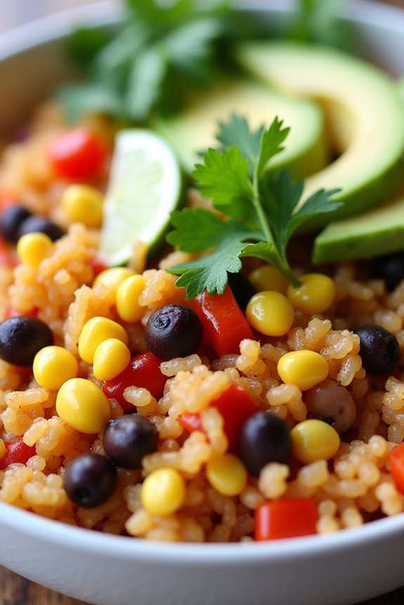 zesty low carb cauliflower bowl