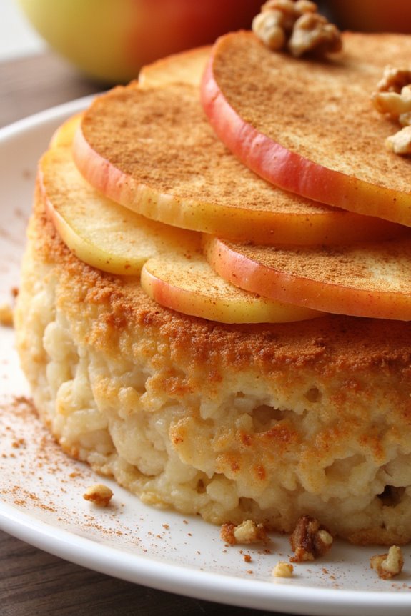 apple cinnamon rice cakes