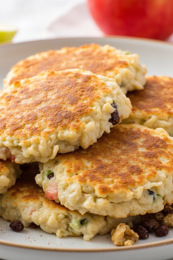 apple cinnamon rice cakes