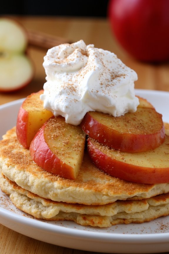 apple pie rice cake dessert