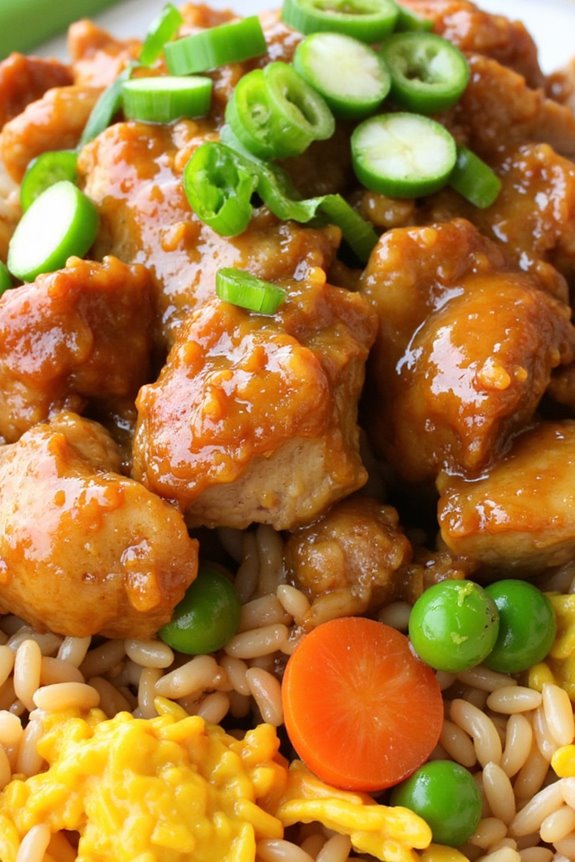 apricot pork rice delight