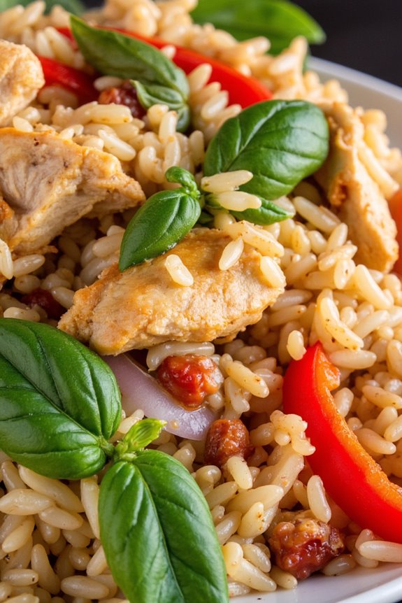 aromatic thai basil fried rice