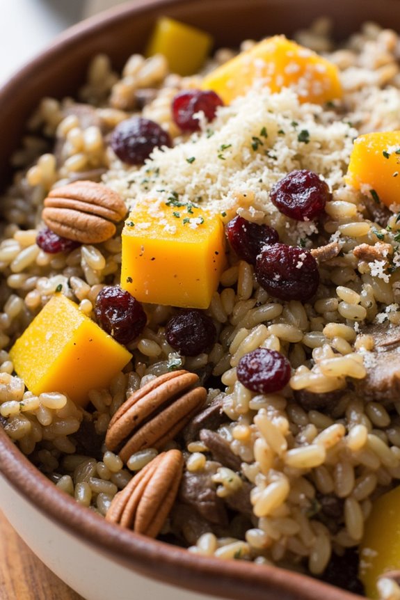autumn wild rice casserole recipe