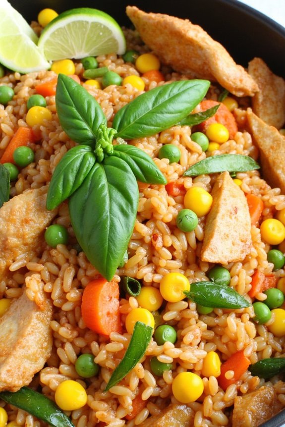 baked thai fried rice