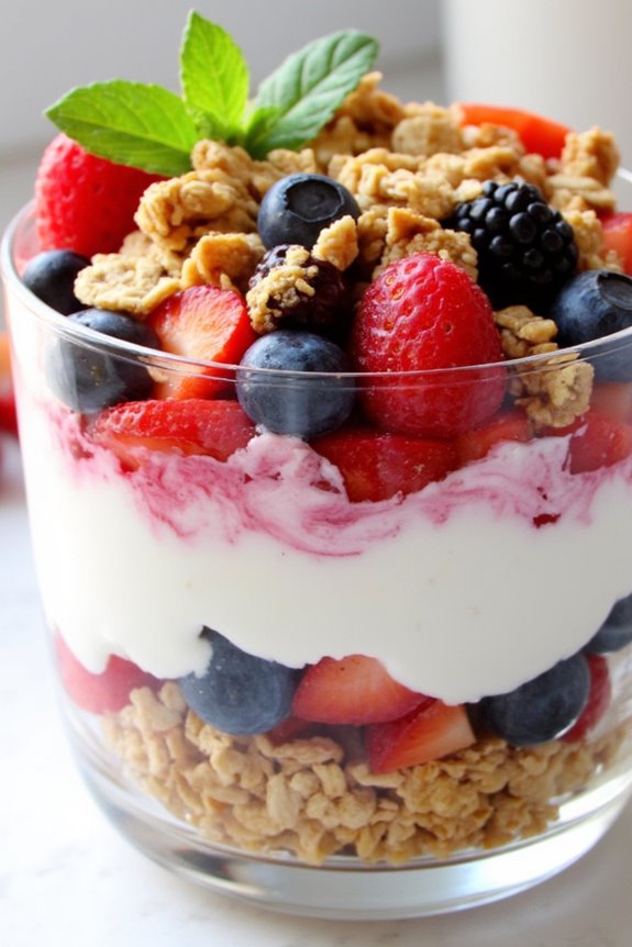 berry yogurt parfait delight