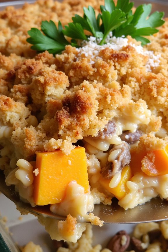 butternut squash rice casserole