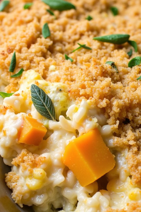 butternut squash rice casserole