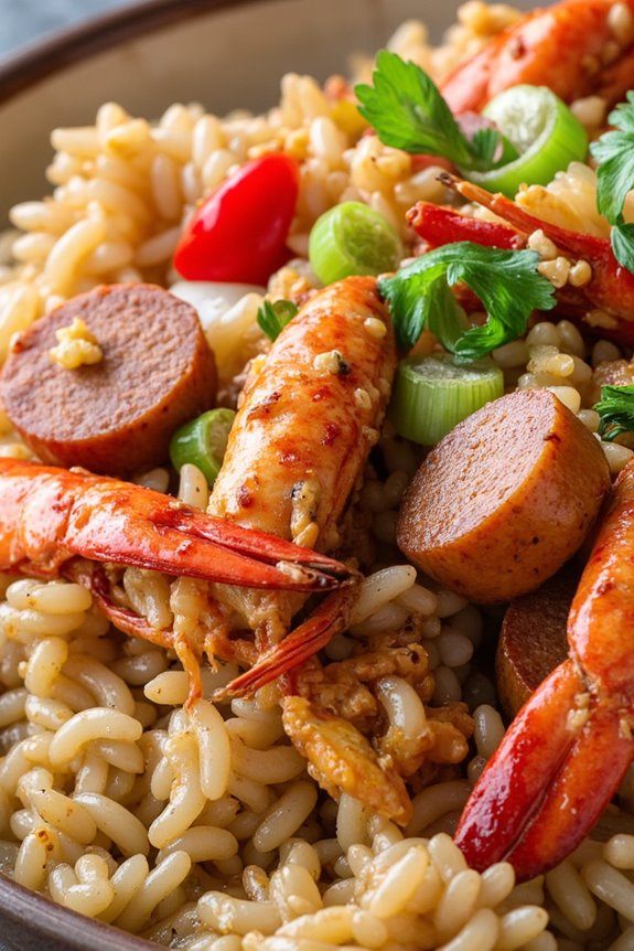 cajun crawfish rice delight