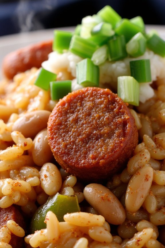 cajun rice with beans