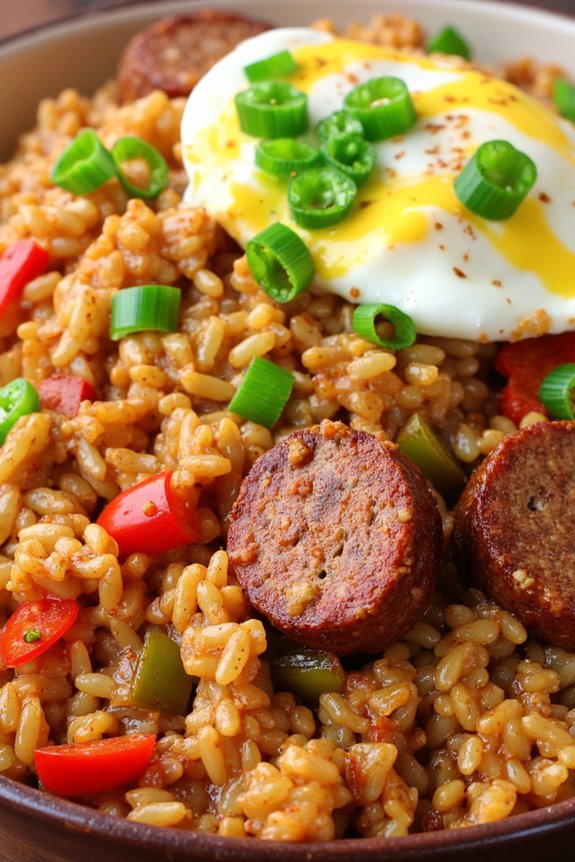 cajun sausage rice delight