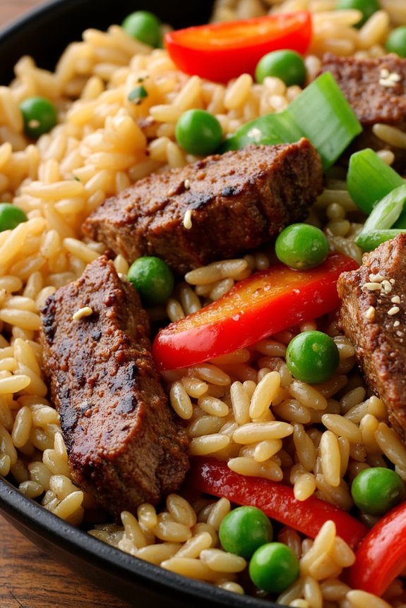 cajun steak fried rice delight