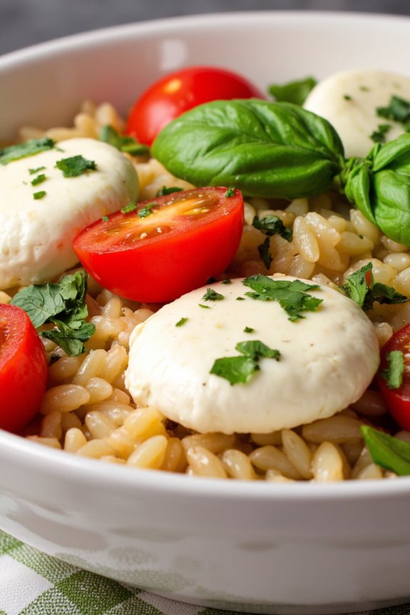 caprese rice slow cooker