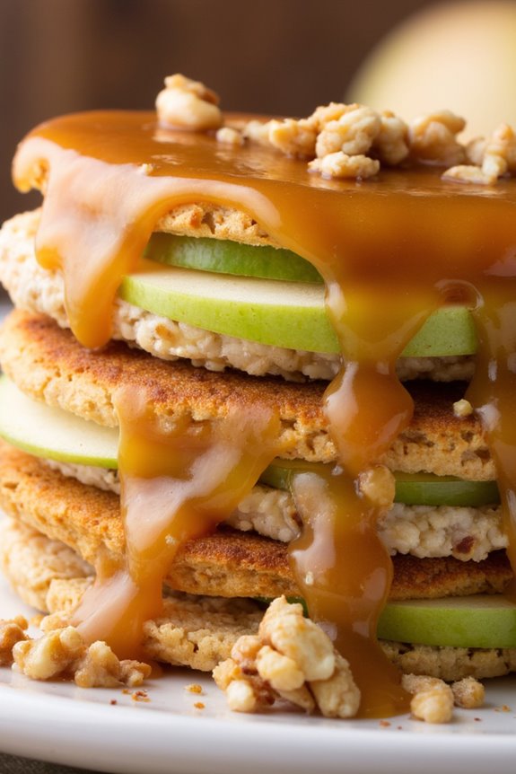 caramel apple rice snacks