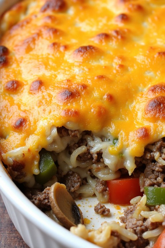 cauliflower beef casserole recipe