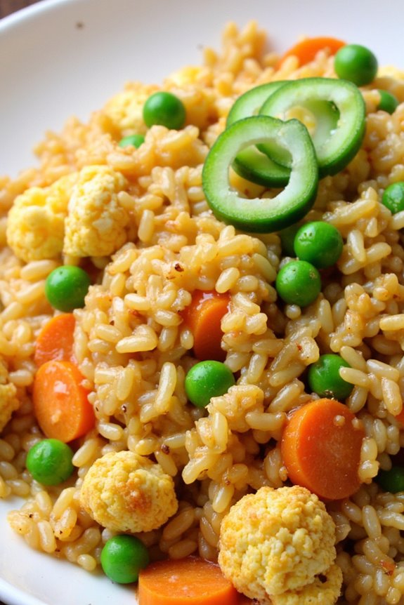 cauliflower rice stir fry recipe