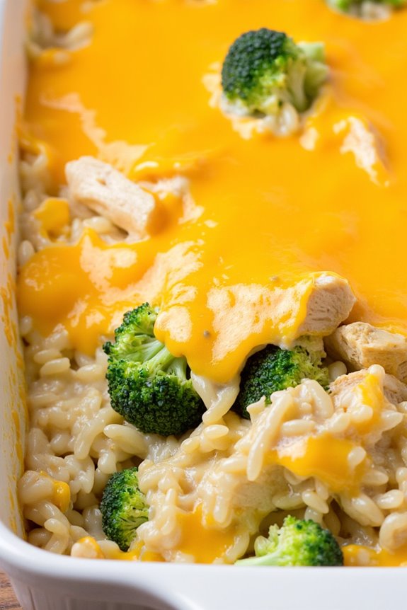 cheesy broccoli chicken casserole