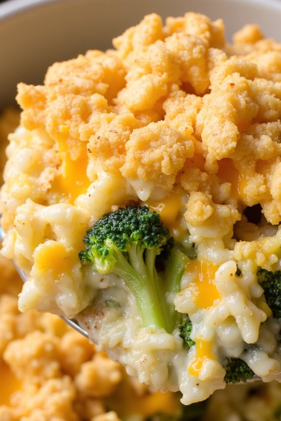 cheesy broccoli rice casserole