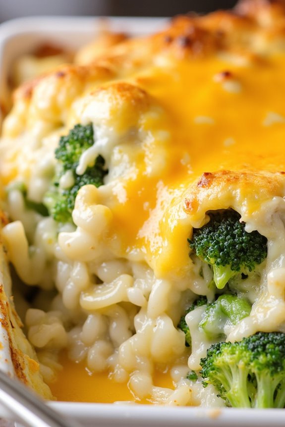cheesy broccoli rice casserole