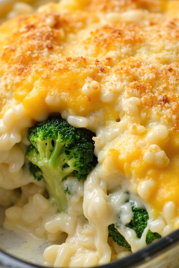 cheesy broccoli rice casserole