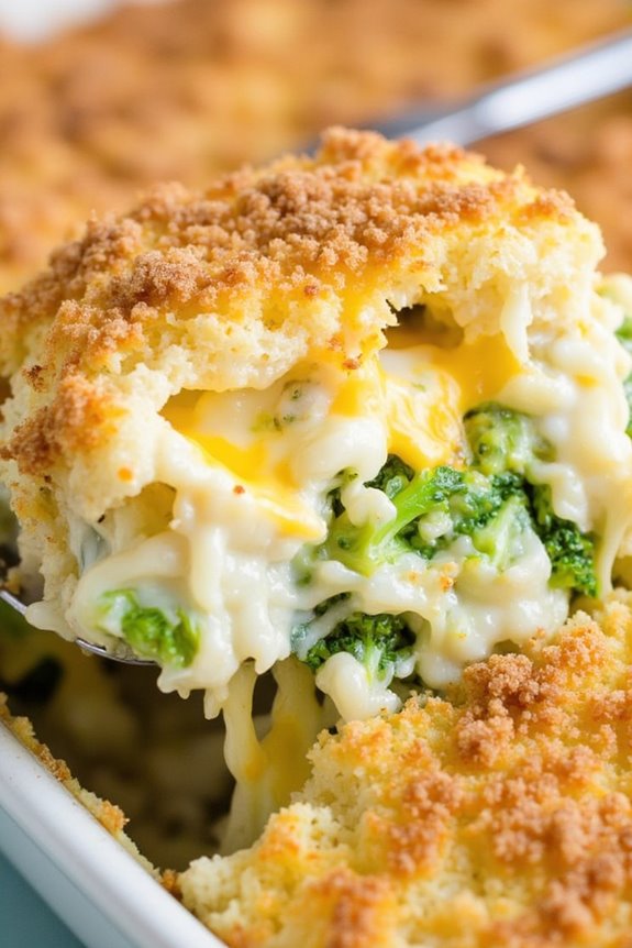 cheesy broccoli rice casserole