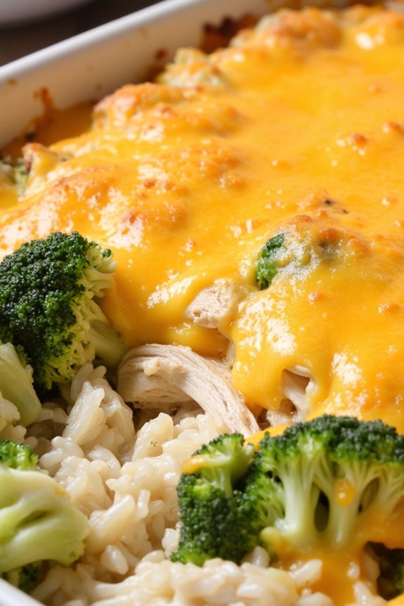 cheesy chicken broccoli casserole