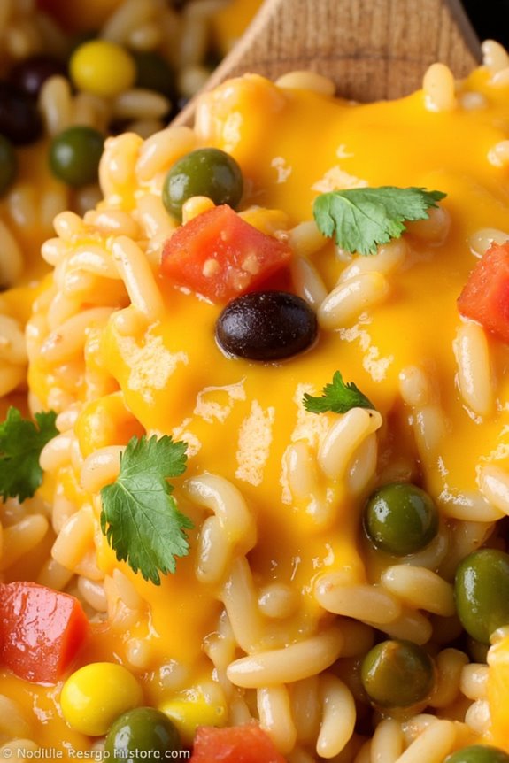 cheesy mexican rice delight